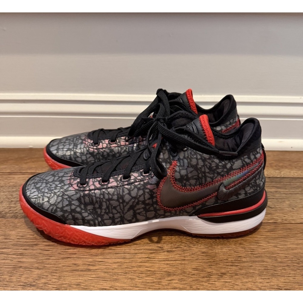 New Nike LeBron NXXT Gen x FaZe Sneaker Black/University Red/White DR8784-001 12